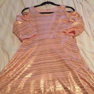 Metallic dress